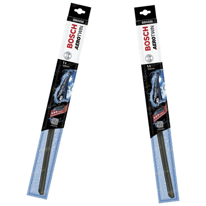 Front Pair Bosch Aerotwin Wiper Blades for Porsche 911 (1994–2005)
