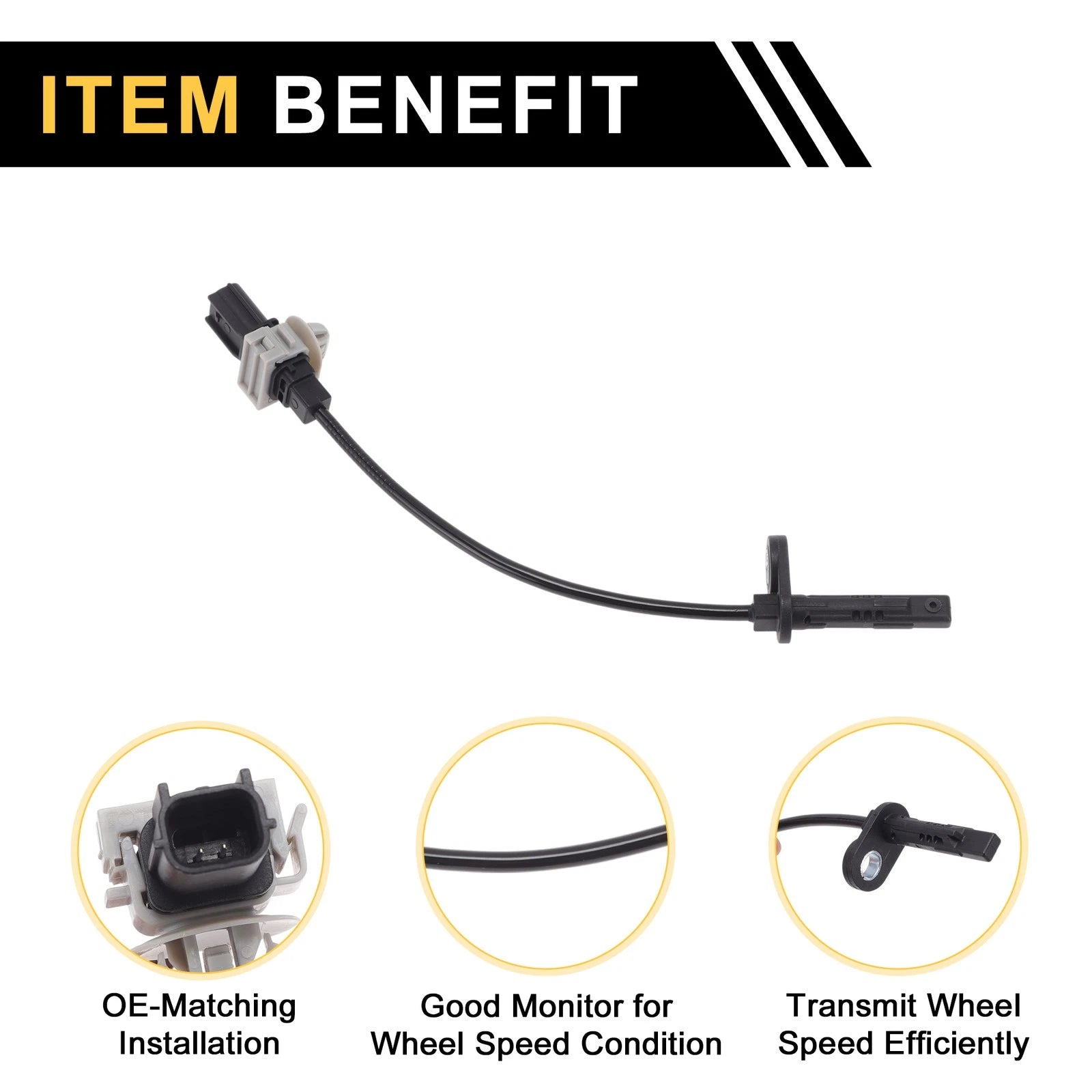 ABS Wheel Speed Sensor No. 57470T6DH51 for Honda Elysion (1Pc)
