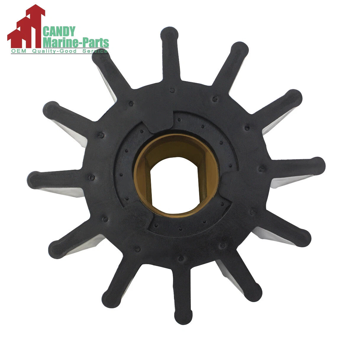 Flexible Impeller for Jabsco 17370-0001, CEF 500152, JMP 8300 (Year Range)