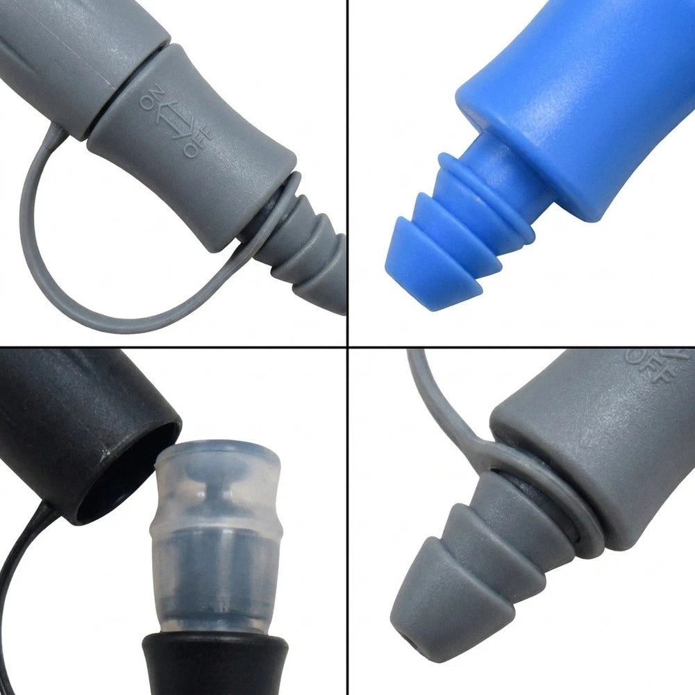 Hydration Bladder Silicone Bite Valve with Quick Install Shutoff Cap