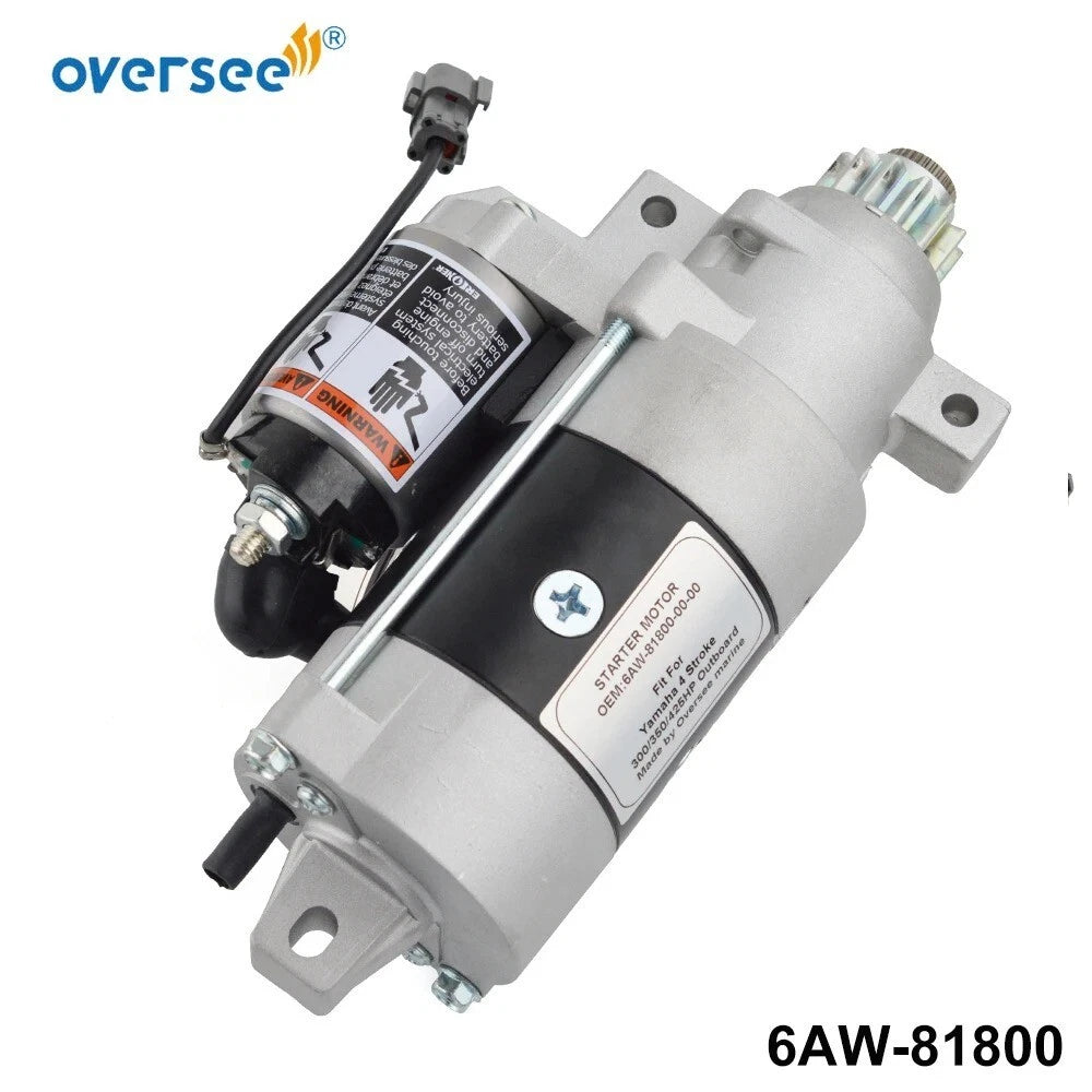 Starting Motor Assy for Yamaha F300 F350 F425 (4-Stroke) (6AW-81800-00-00)