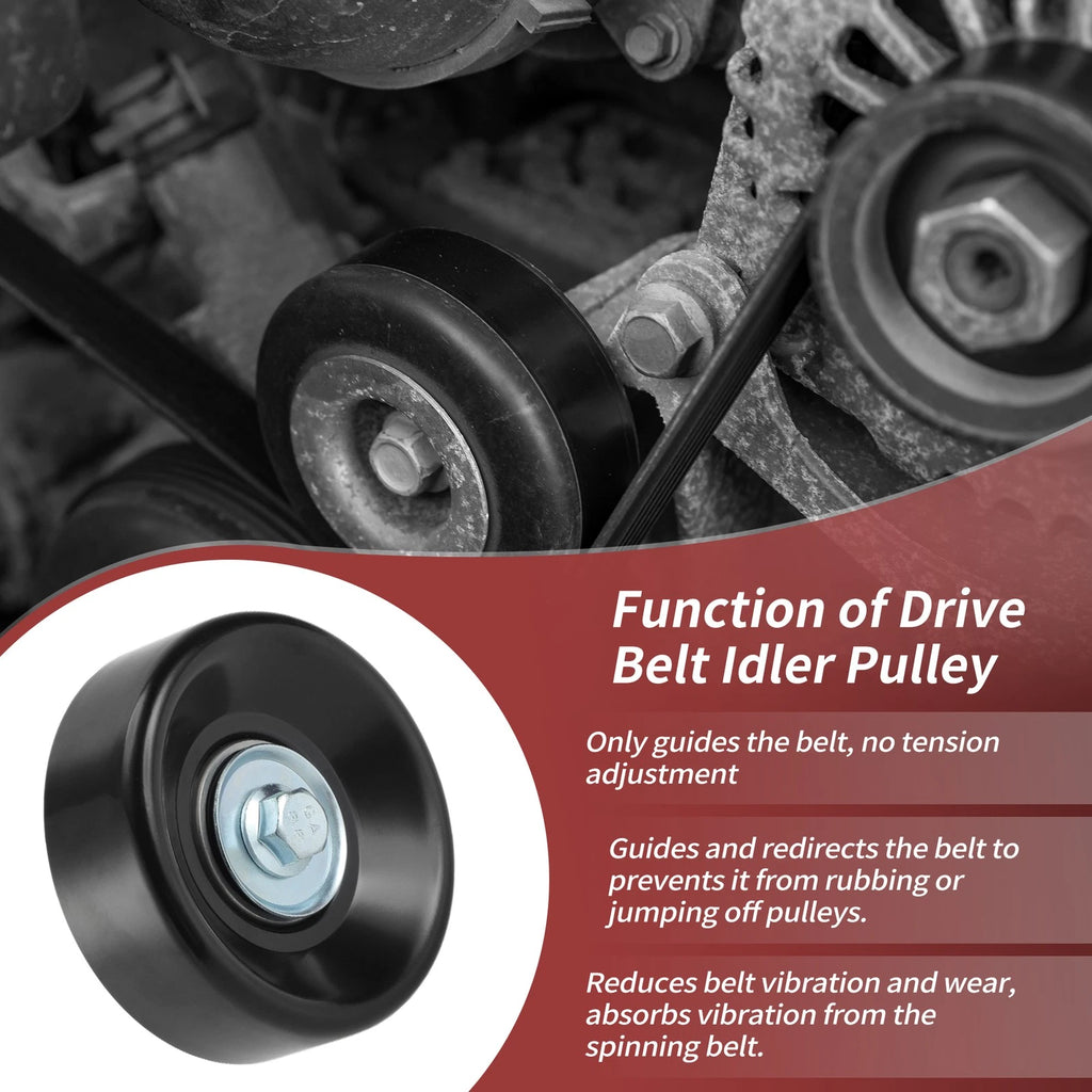 Accessory Drive Belt Idler Pulley Replacement for Chevrolet Silverado (2014–2018)