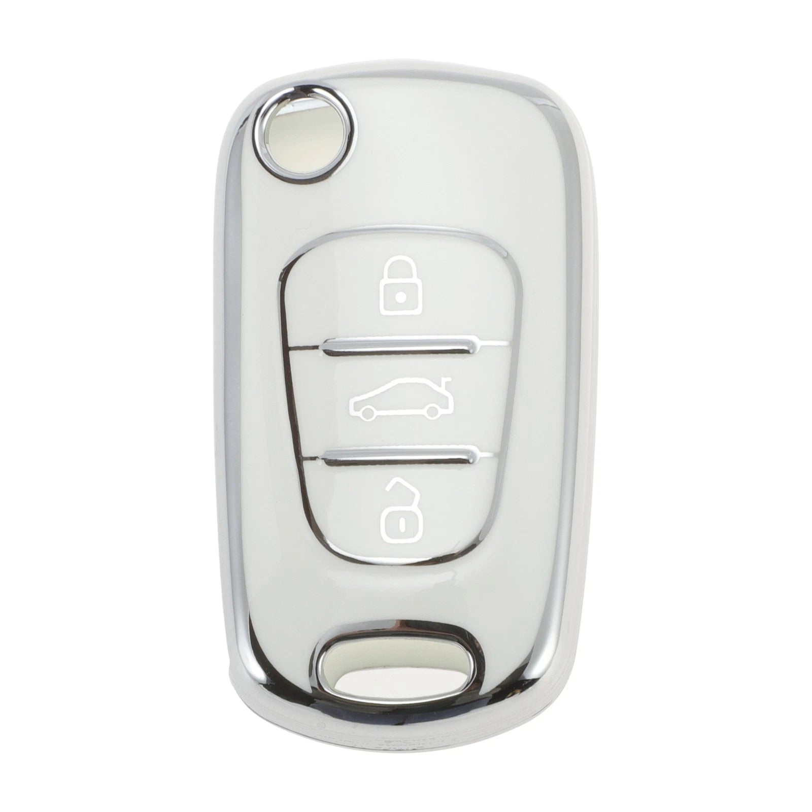 Car Key Case 3 Button Replacement for Hyundai i10 i20 i30 i40 ix35 (2010–2018)