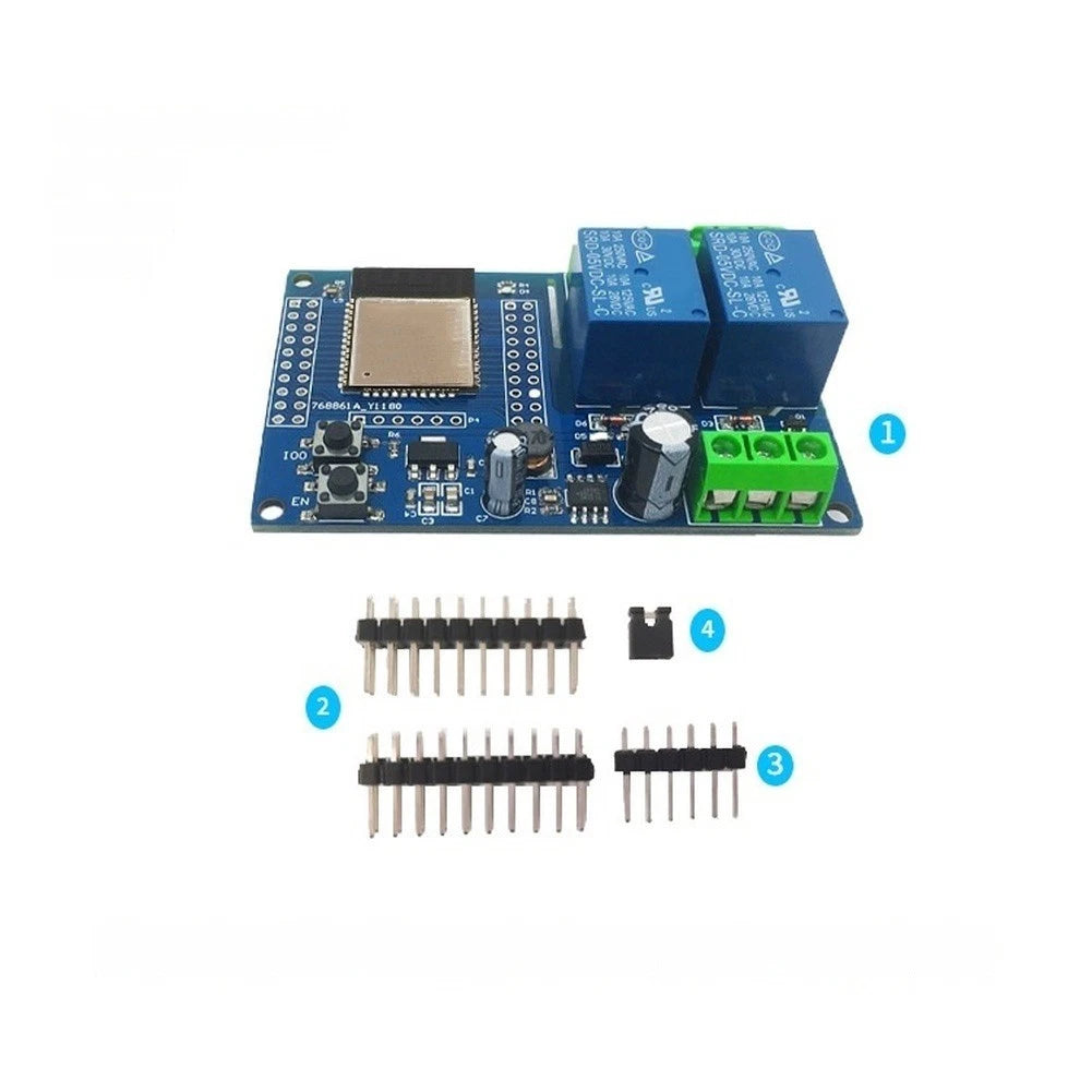 2X Relay Module for ESP32 Development Board (DC5-60V)