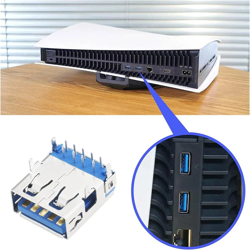 USB3.0 Back Type-A Port Super Interface Socket Fits For 5 Console