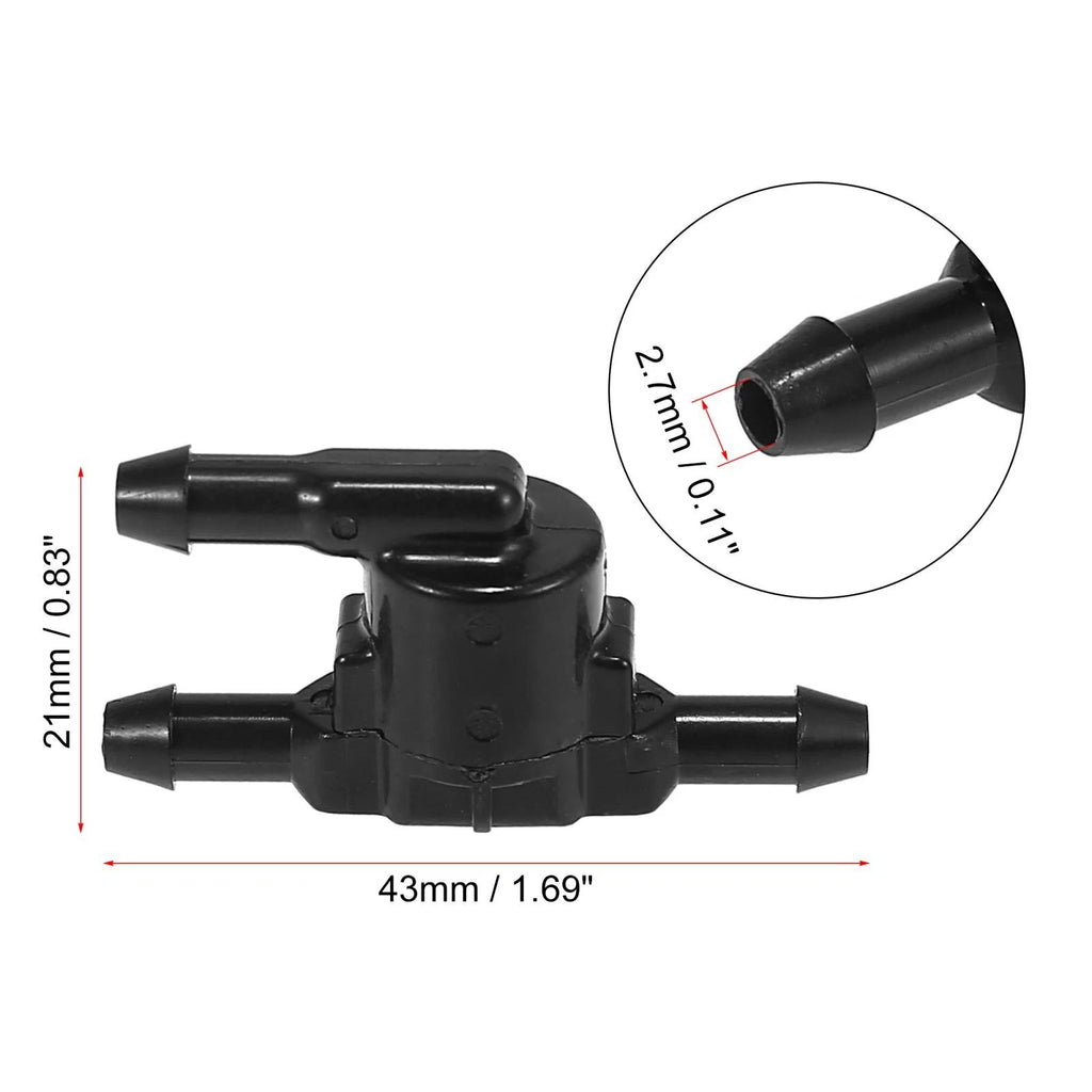 2pcs Windshield Washer Check Valve Replacement for Toyota Corolla Tundra (2000–2023)