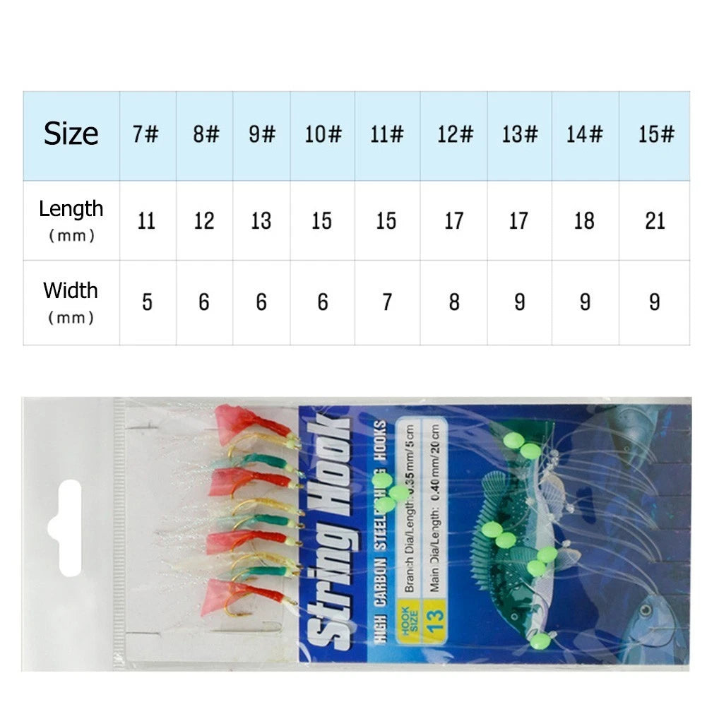 Fishing Hooks for Rigs Bait Herring