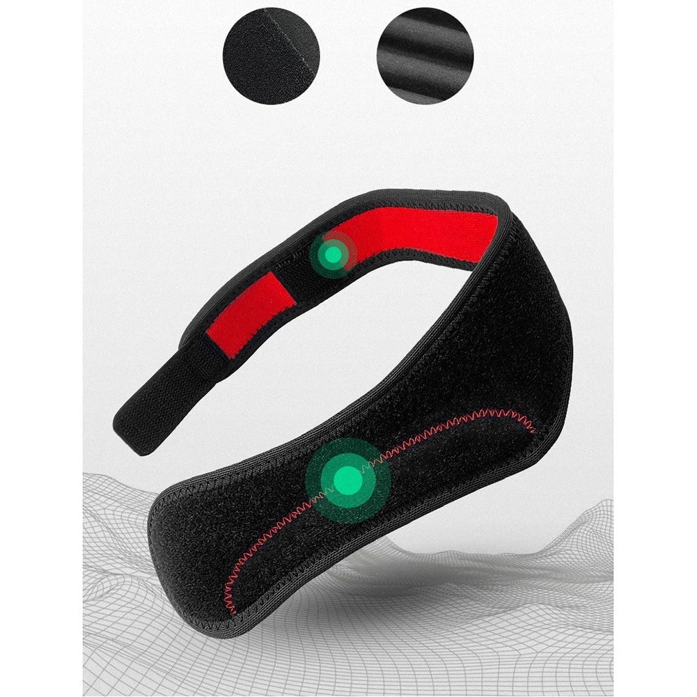 Adjustable Patella Brace Strap for Volleyball (2115cm) - Black