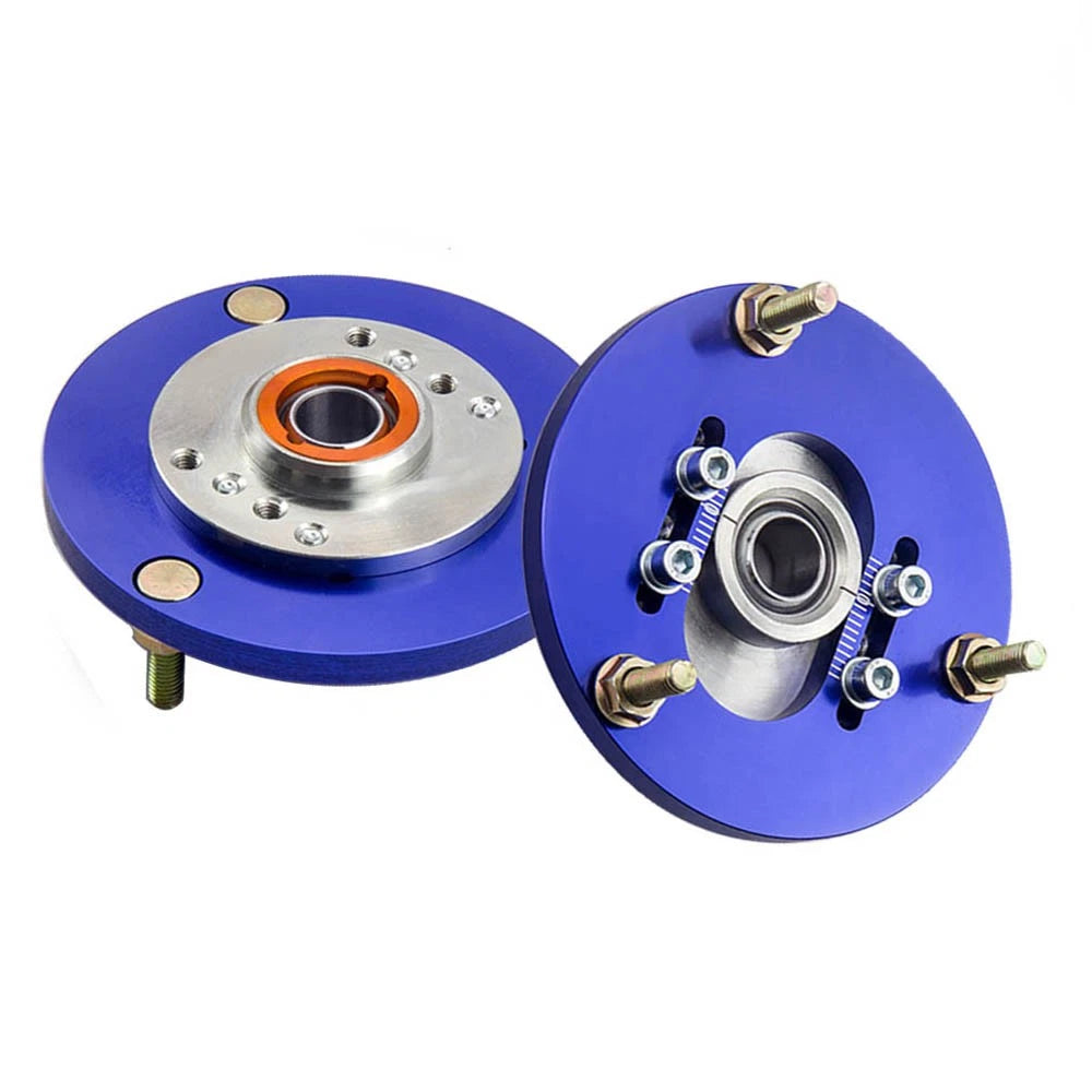 Front Pair Coilover Pillowball Camber Plates for BMW E36 3 Series (1992–1999)