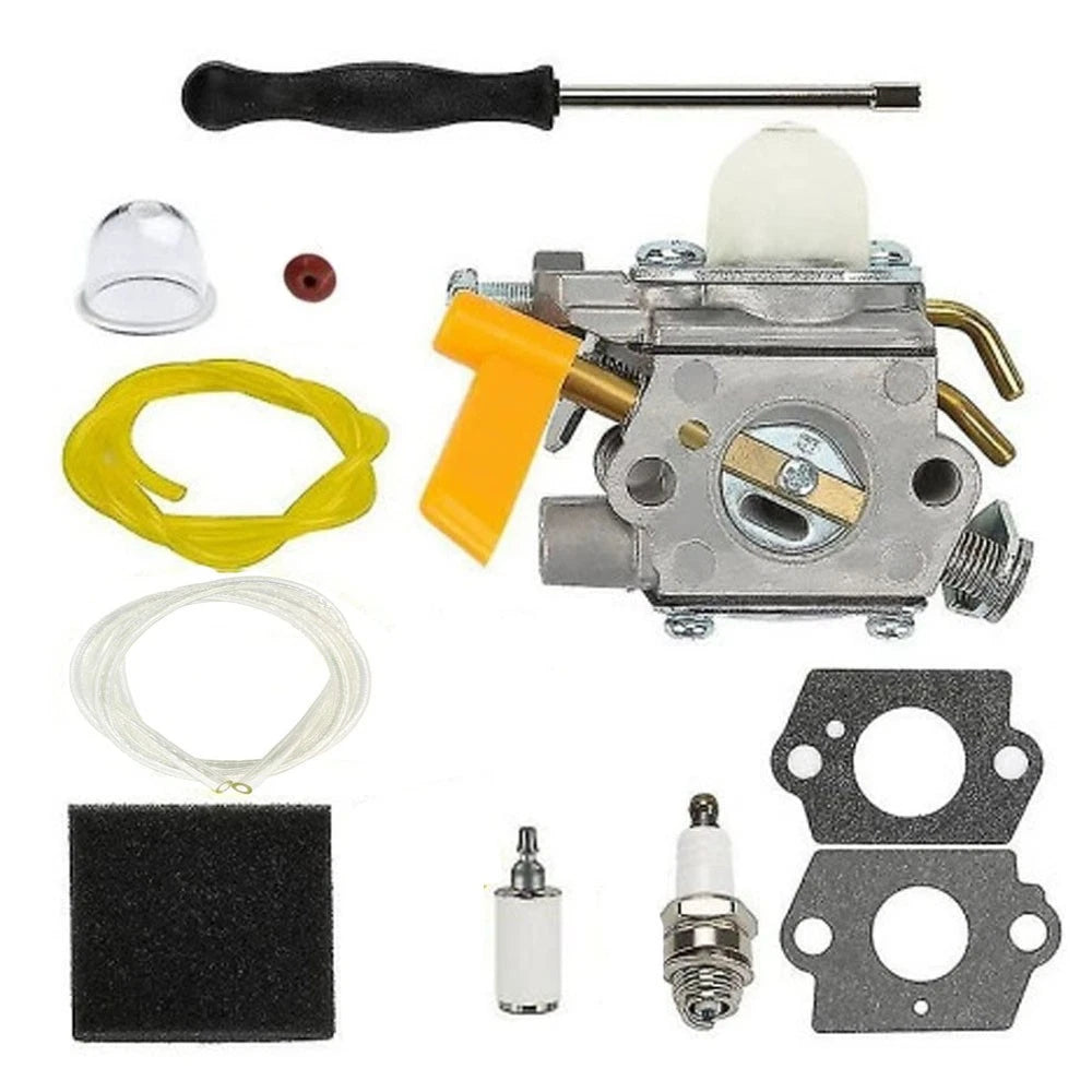 Carburetor Repair Kit for Homelite Craftsman Ryobi 25cc 26cc 30cc Trimmer Blower