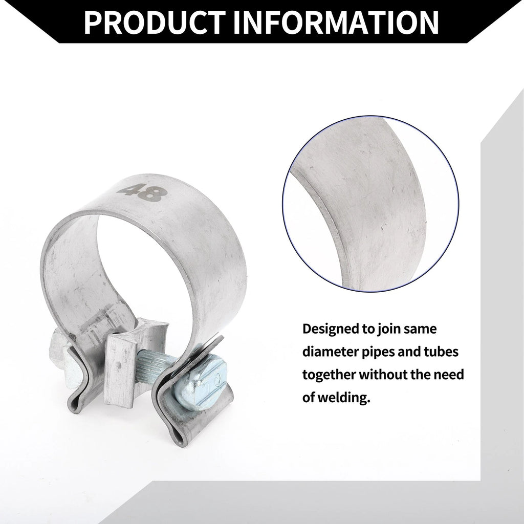 Exhaust Pipe Clamp for Car (1.89" 30mm)