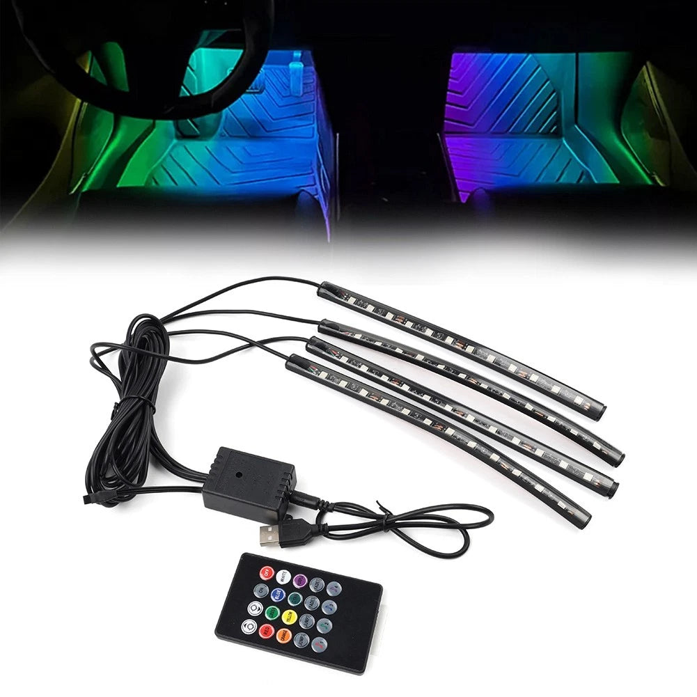 RGB Remote Control Foot Lamp for Universal Use (2010–2023)