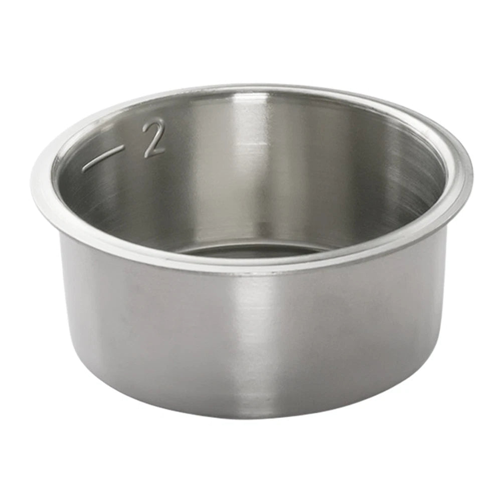 51mm Silver Coffee Filter Basket for 1 2 4 Cup Non Pressurized Brewing