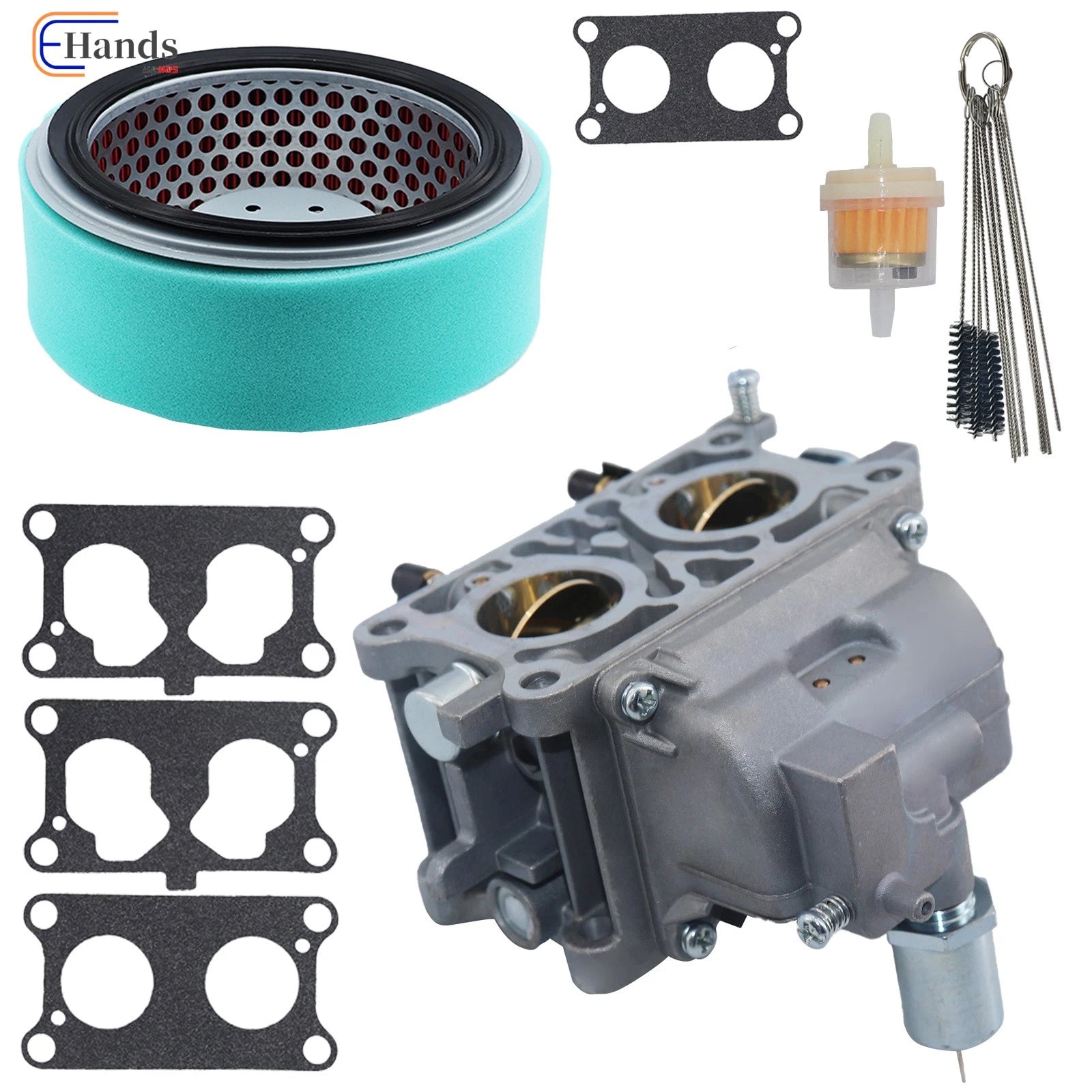 Carburetor & Air Filter for Kawasaki FD750D (15003-2781, 15003-2795, 15004-1047)