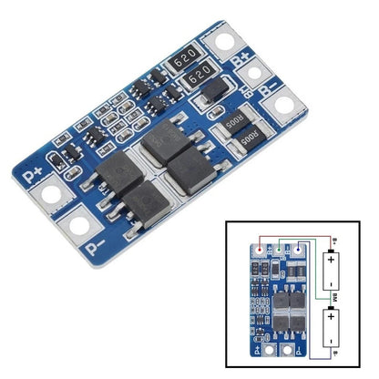 2S 7.4V 8.4V 10A Lithium Battery Charge Protection Board Balancer