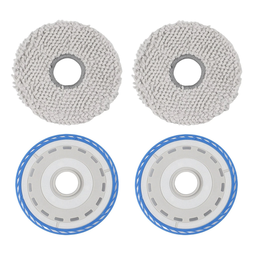 Mop Cloths and Bracket Holder for Ecovacs DEEBOT Pro