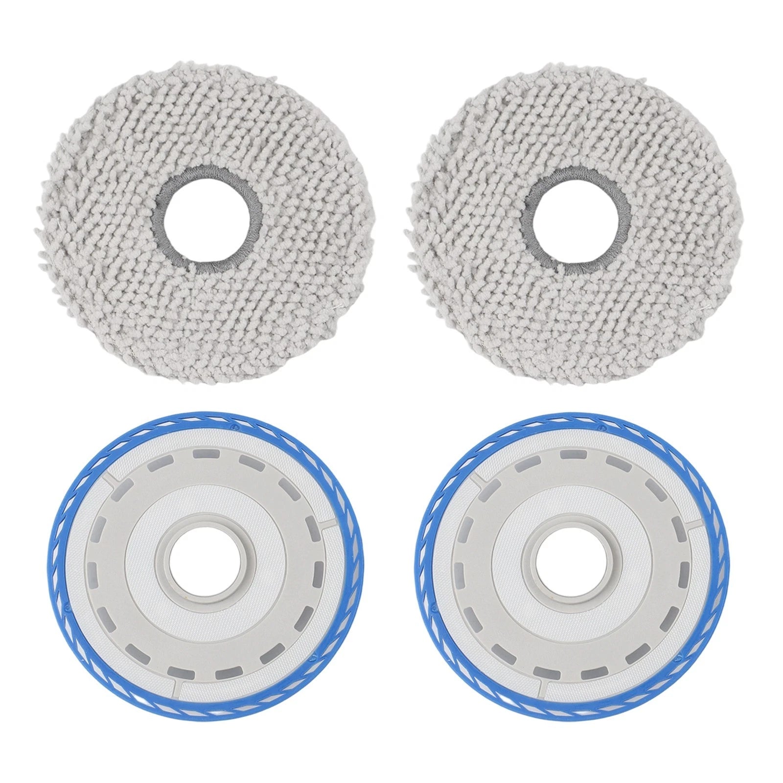 Mop Cloths and Bracket Holder for Ecovacs DEEBOT Pro