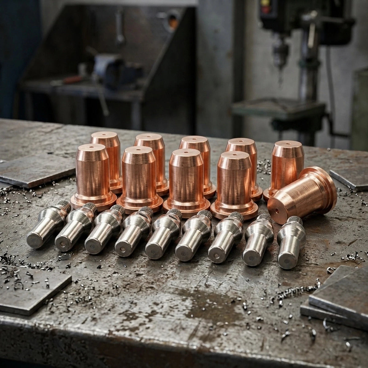 20x Cutting Torch Electrode Tips Nozzles for PT60