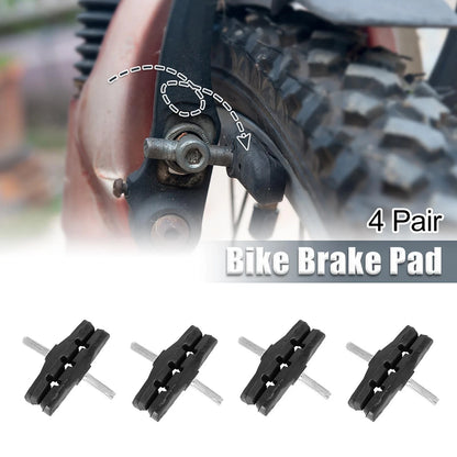 Brake Pads Set for Mountain Bike Cantilever Threadless 70mm (Black) 4 Pair