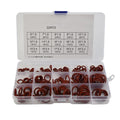 225pcs Gas Compressor O Silicone Rubber Sealing Gasket for