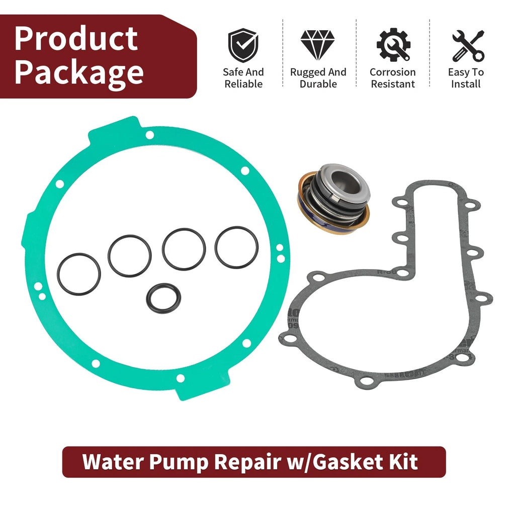 Water Pump Seal Cover Gasket Kit for Polaris Scrambler XP 1000 (2014–2018, 2024–2025)