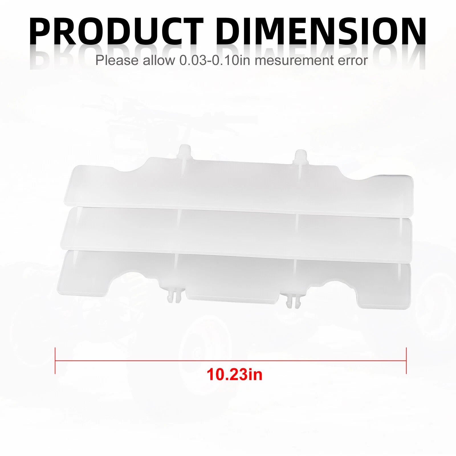 Set of 2 Radiator Grille Fins for Honda CR125 (1992–1997) 19033-KZ4-860