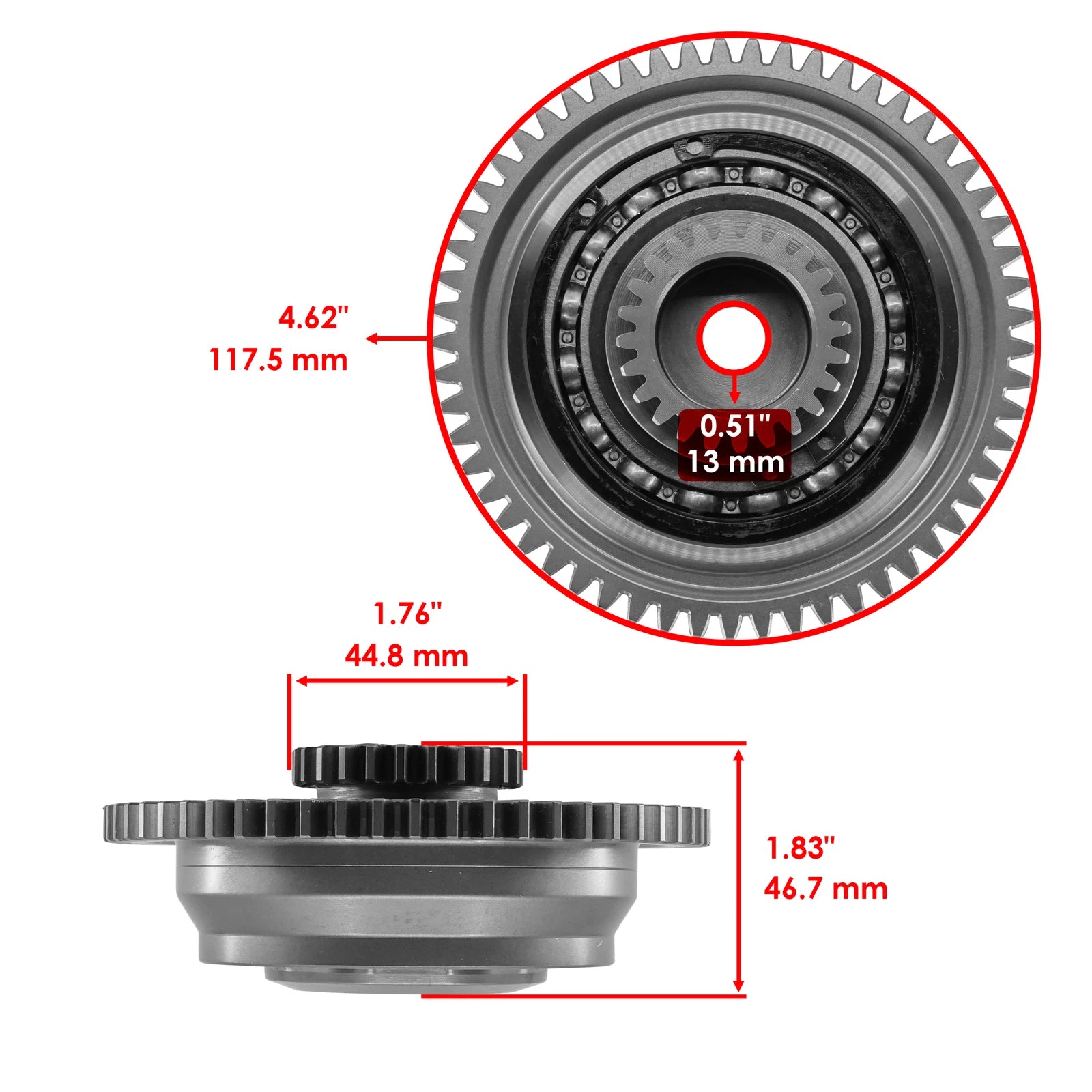 Supercharger Clutch Gear Assy for Yamaha Jet Boat 275 Series FPT1800 (2019–2020)