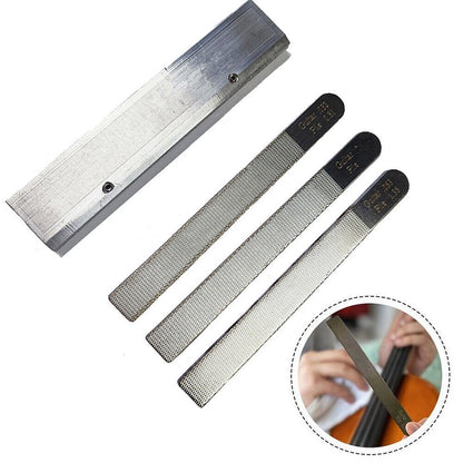 4PCS Guitar Nut Files for Luthier Repair Tools