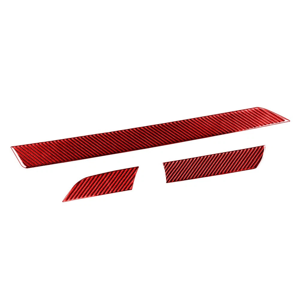 RHD Carbon Red Inner Dashboard Panel Cover Trim for Toyota Tundra (2014–2021)
