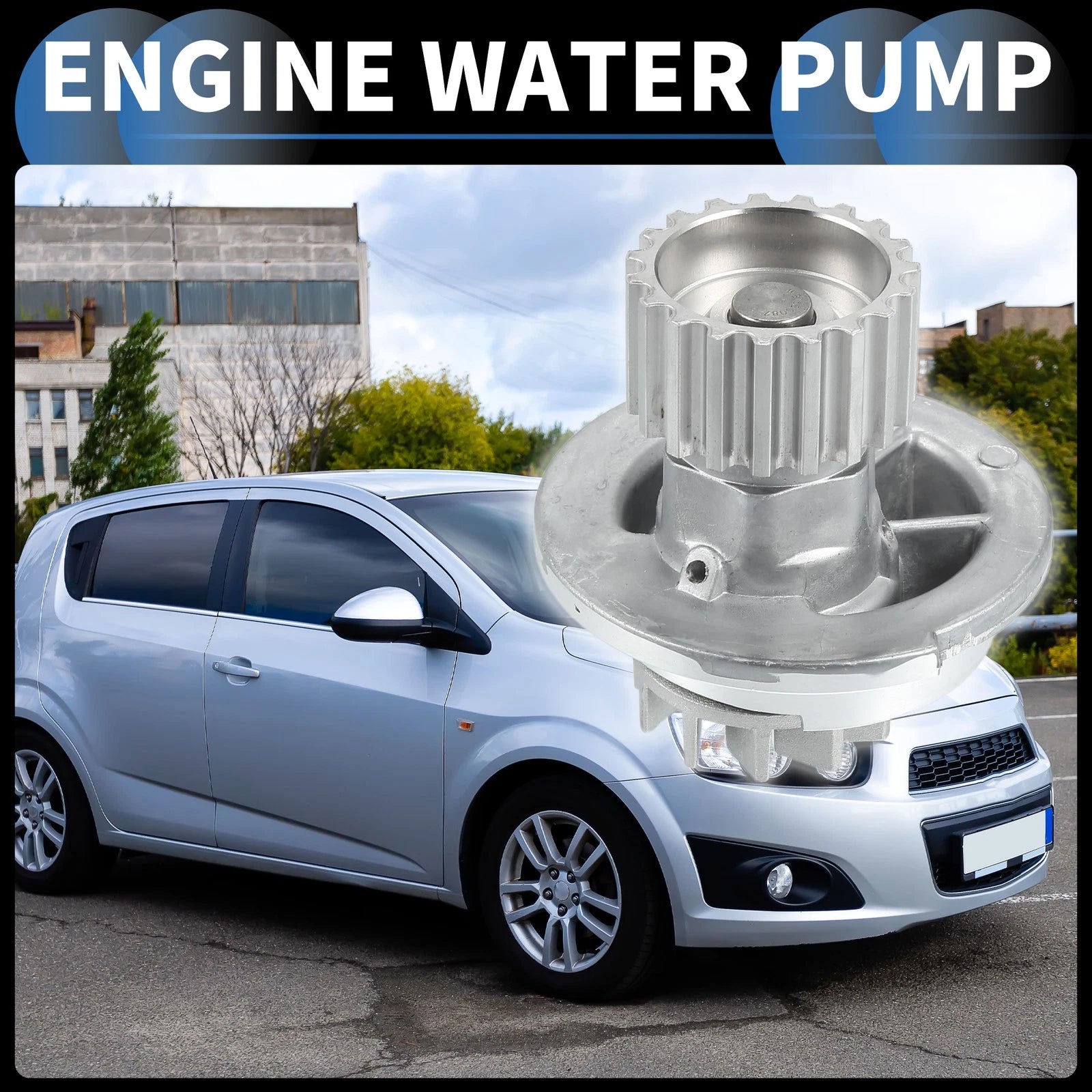 Water Pump Replacement with Seals Kit for Chevrolet Aveo (2004–2016)