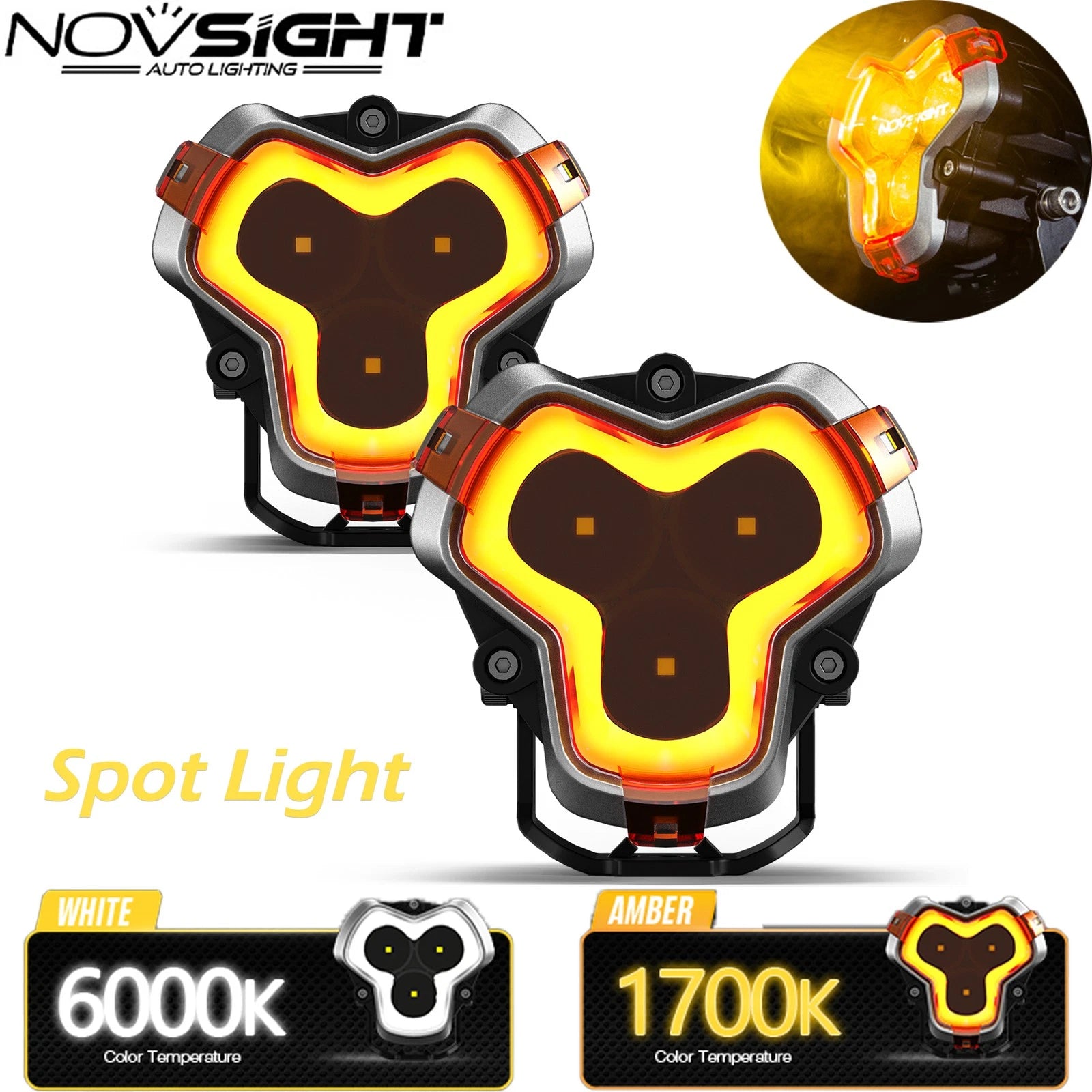 3" LED Work Light Pod for Chevrolet Silverado