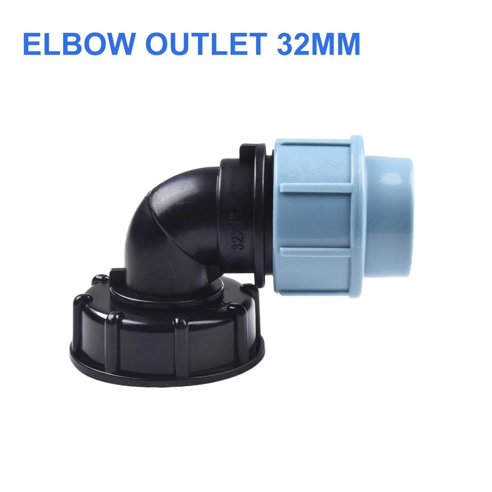 Garden Pipe Elbow Outlet Connector for IBC Tank Adapter