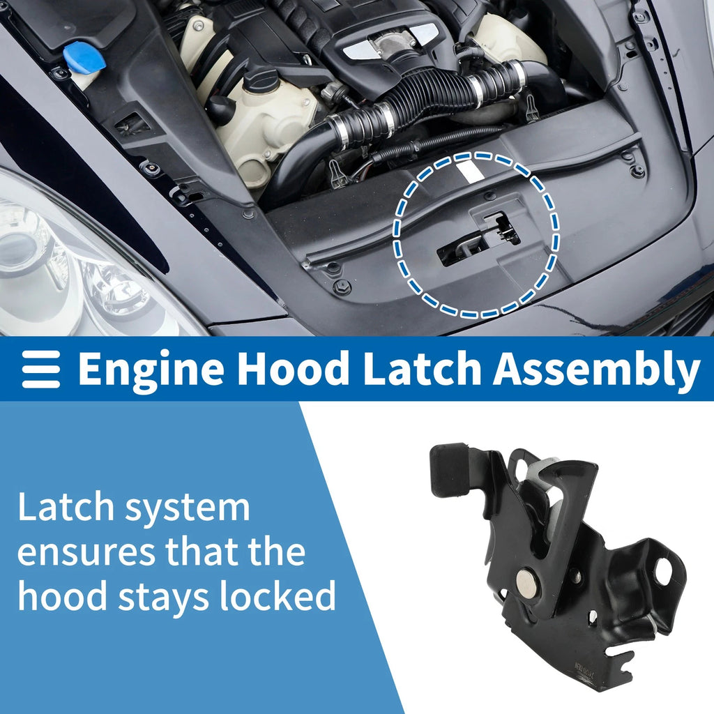 Hood Latch Assembly Replacement for Honda Fit 2003-2006