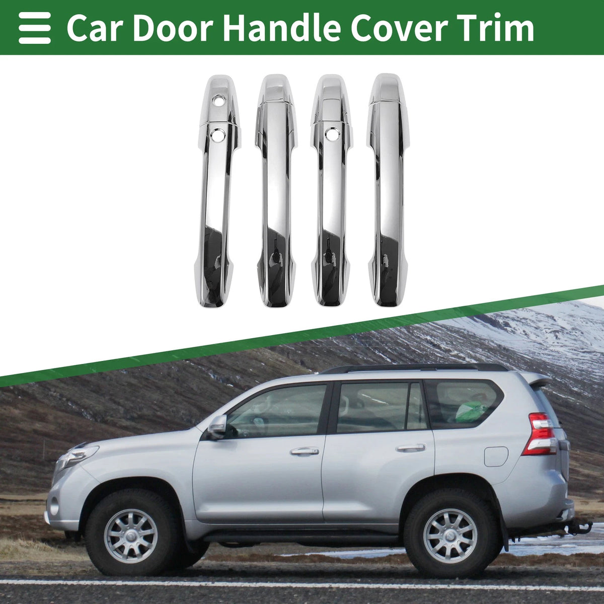 Car Door Handle Cover Trim for Honda Odysseia (2015–2022) Silver Tone