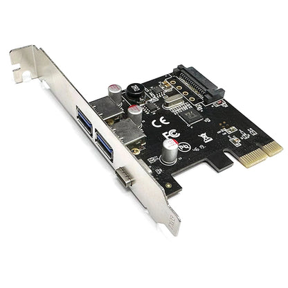 USB 3.1 Type C & 2 USB 3.0 Type A Adapter Expansion Card