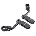 Matte Black Highway Engine Guard Footpegs Mount for