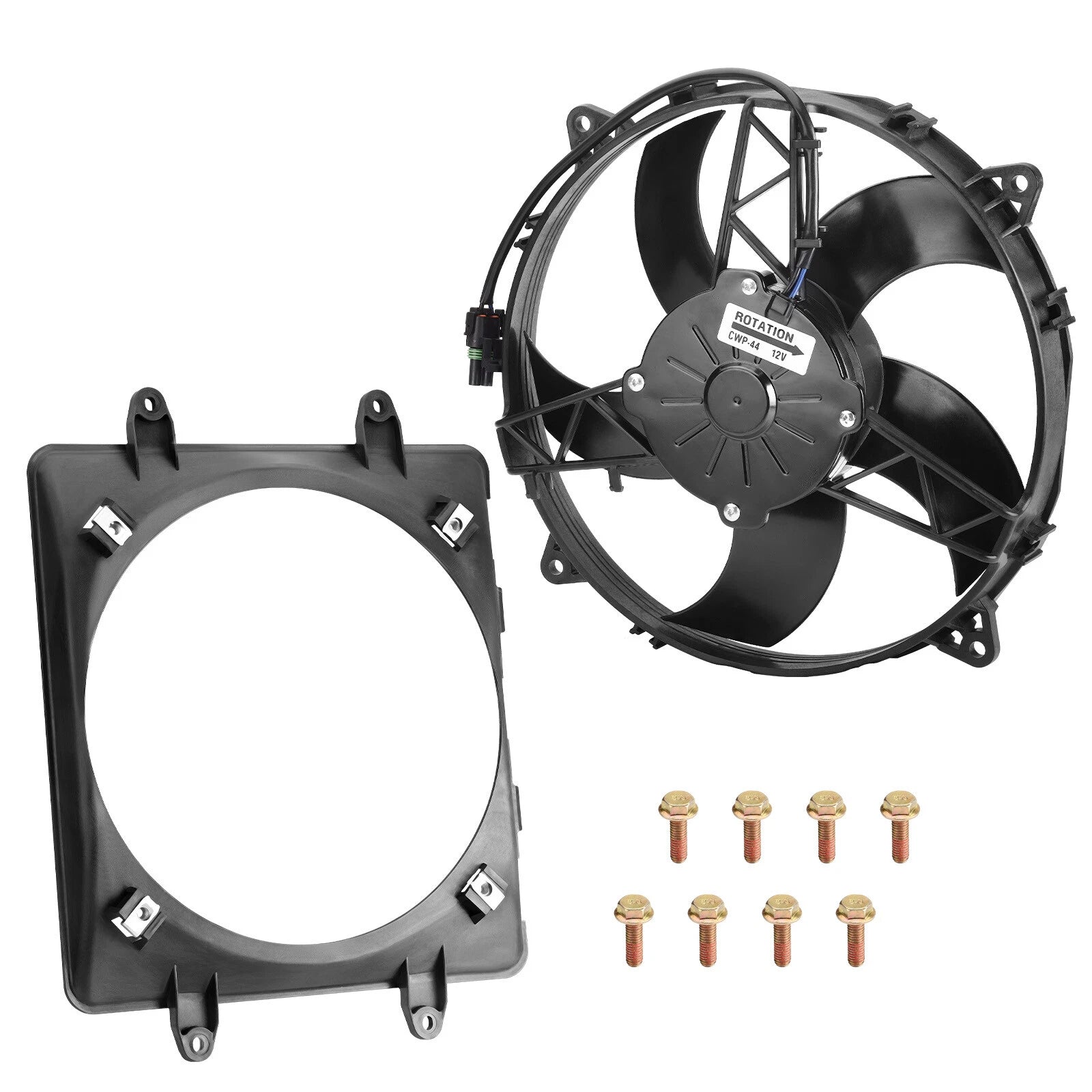 Radiator Cooling Fan Assembly w/ Shroud for Polaris Sportsman 800 700 EFI (2004–2014)