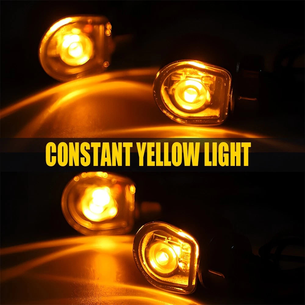 2X LED Turn Signals for Universal Motorcycle (No Specific Years)