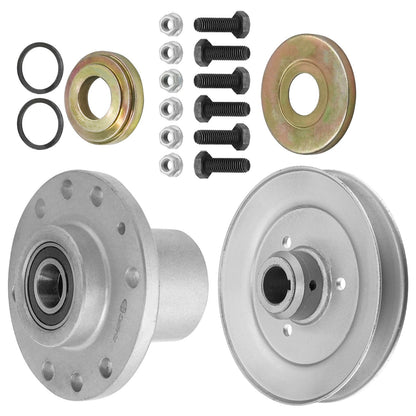 Deck Spindle and Pulley for Exmark Metro M15KA322 M16KA322 MGS481GKA322 (2000–2019)