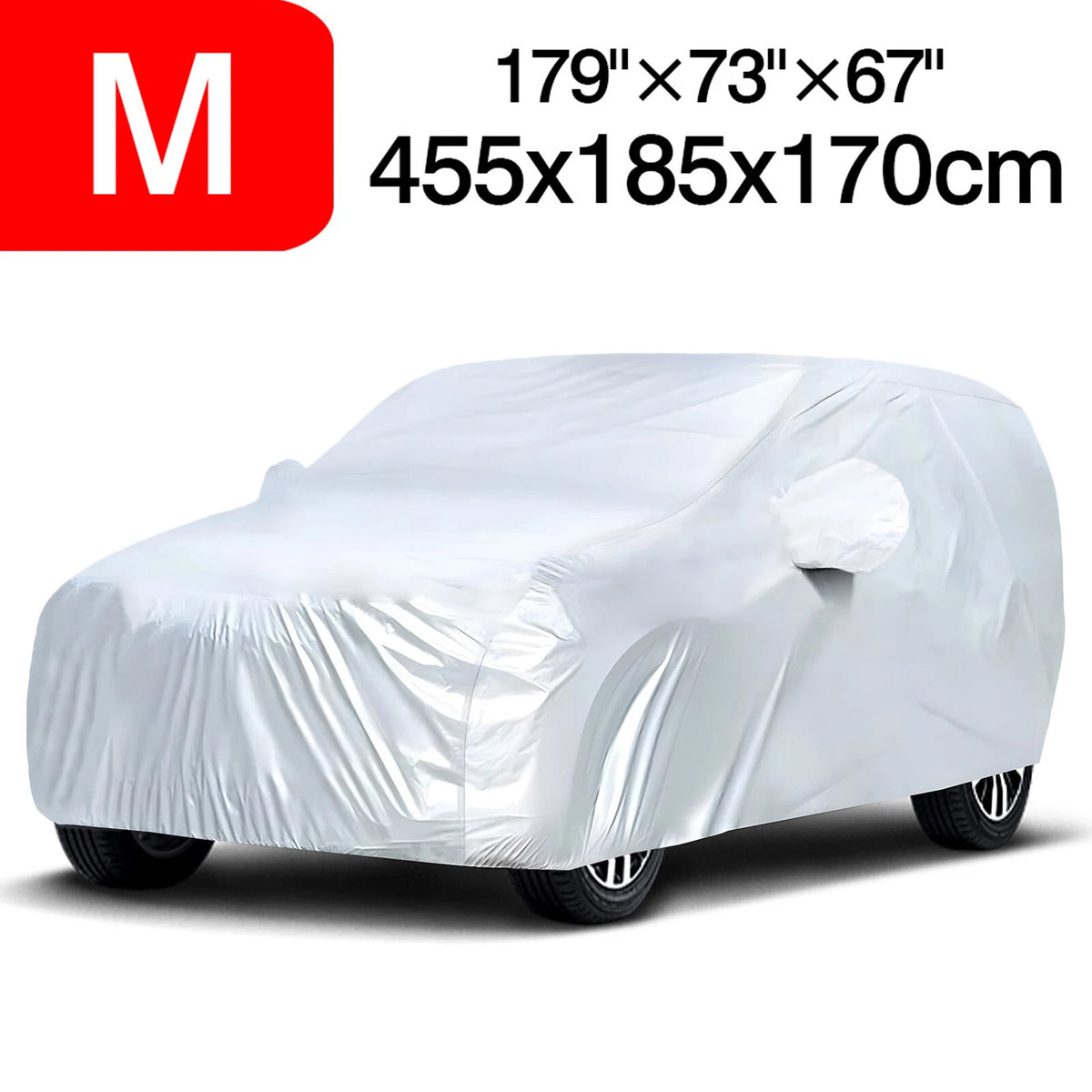 Car Cover for Honda Hyundai (Waterproof, UV, Rain, Dust Resistant)