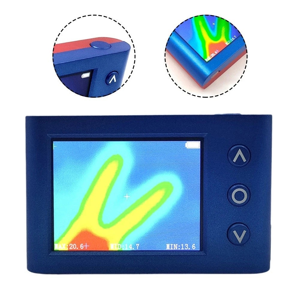 Handheld Thermograph Test Viewer with MLX90640 Infrared Camera