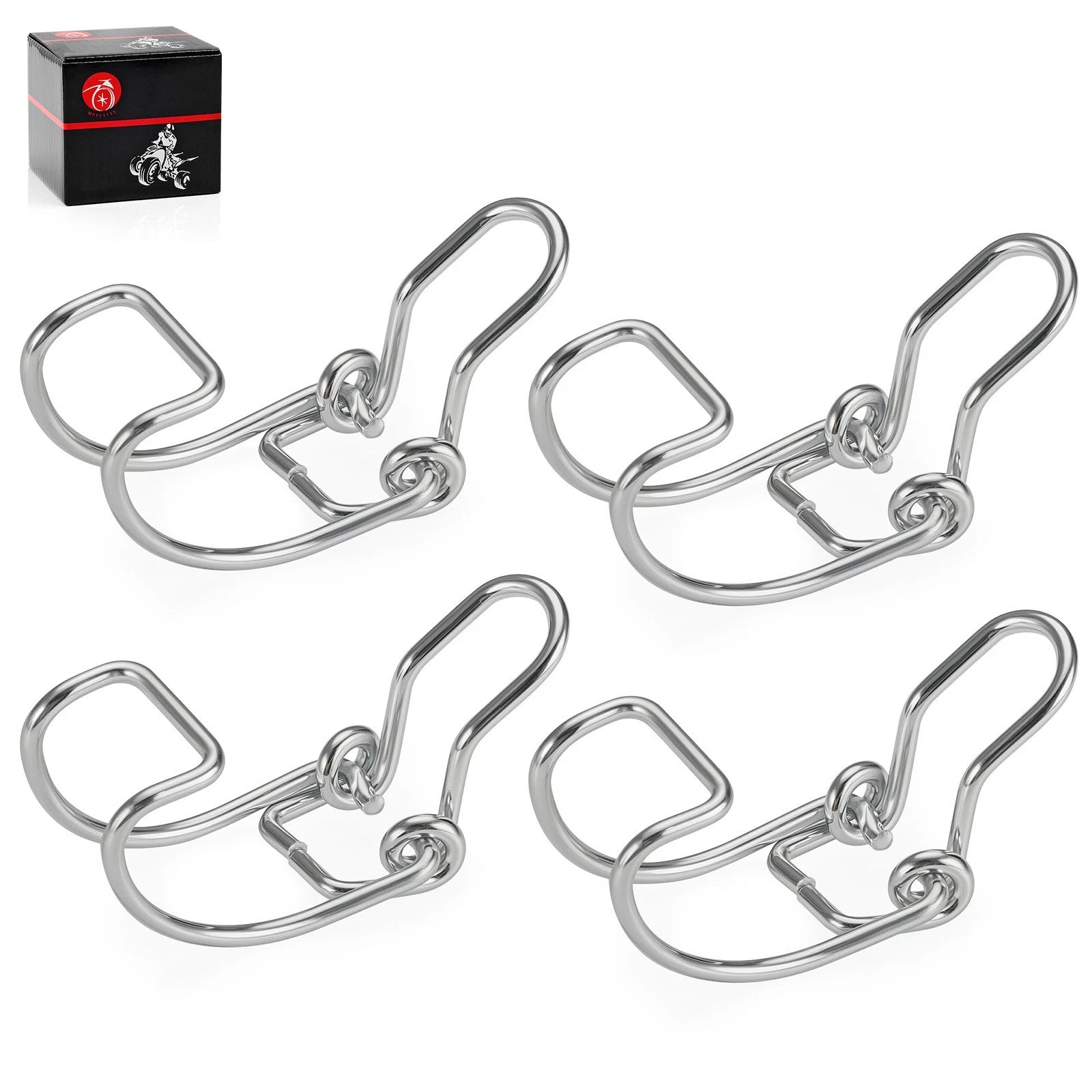 Set of 4 Airbox Clips for Polaris RZR XP Turbo S (2018–2019) Replaces #7081872