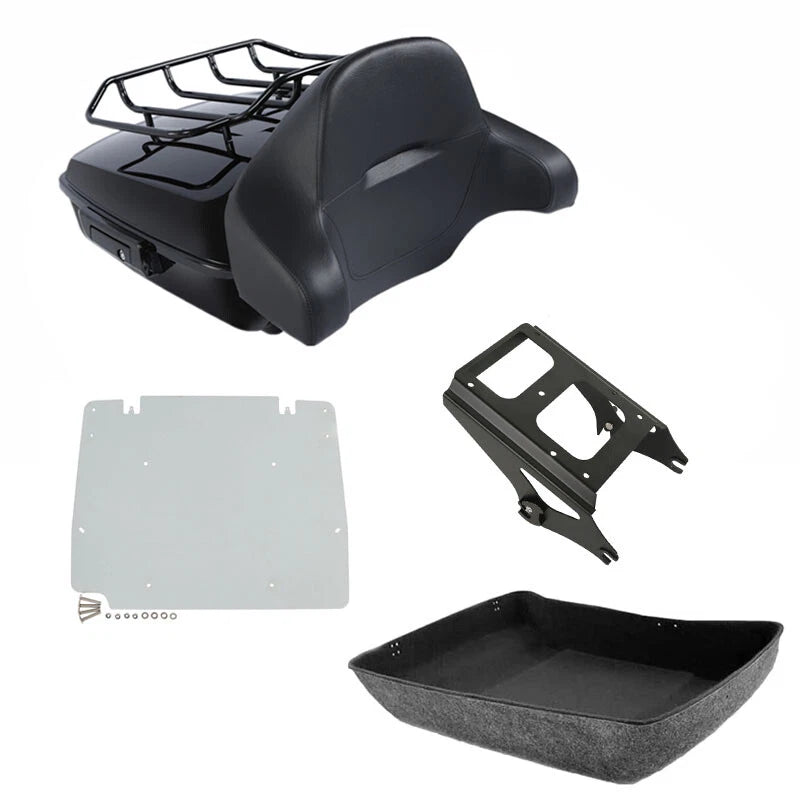 Chopped Trunk Backrest Mount Plate for Harley Touring (2009–2013)