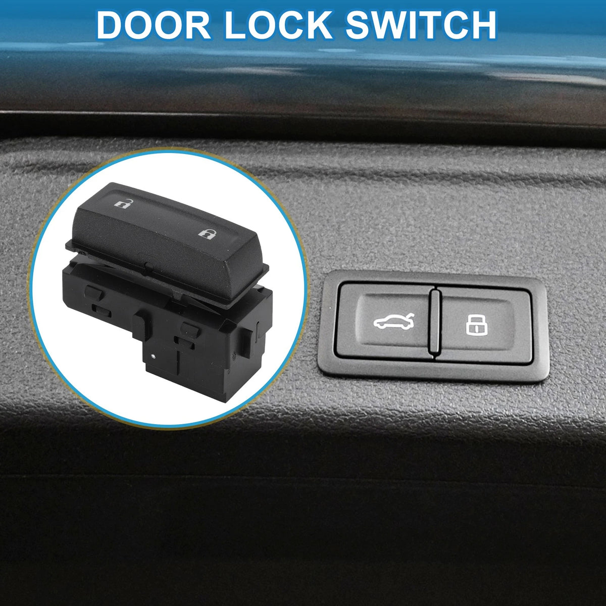 Car Door Lock Switch Replacement for Cadillac ATS and Chevrolet Silverado 1500 (2013–2020)