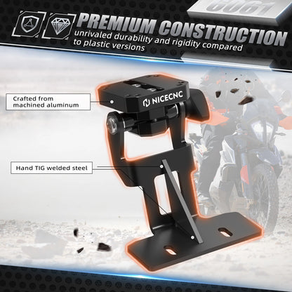 NICECNC Bar Clamp GPS Phone Mount Bracket for KTM 890 Adventure (2021–2023)