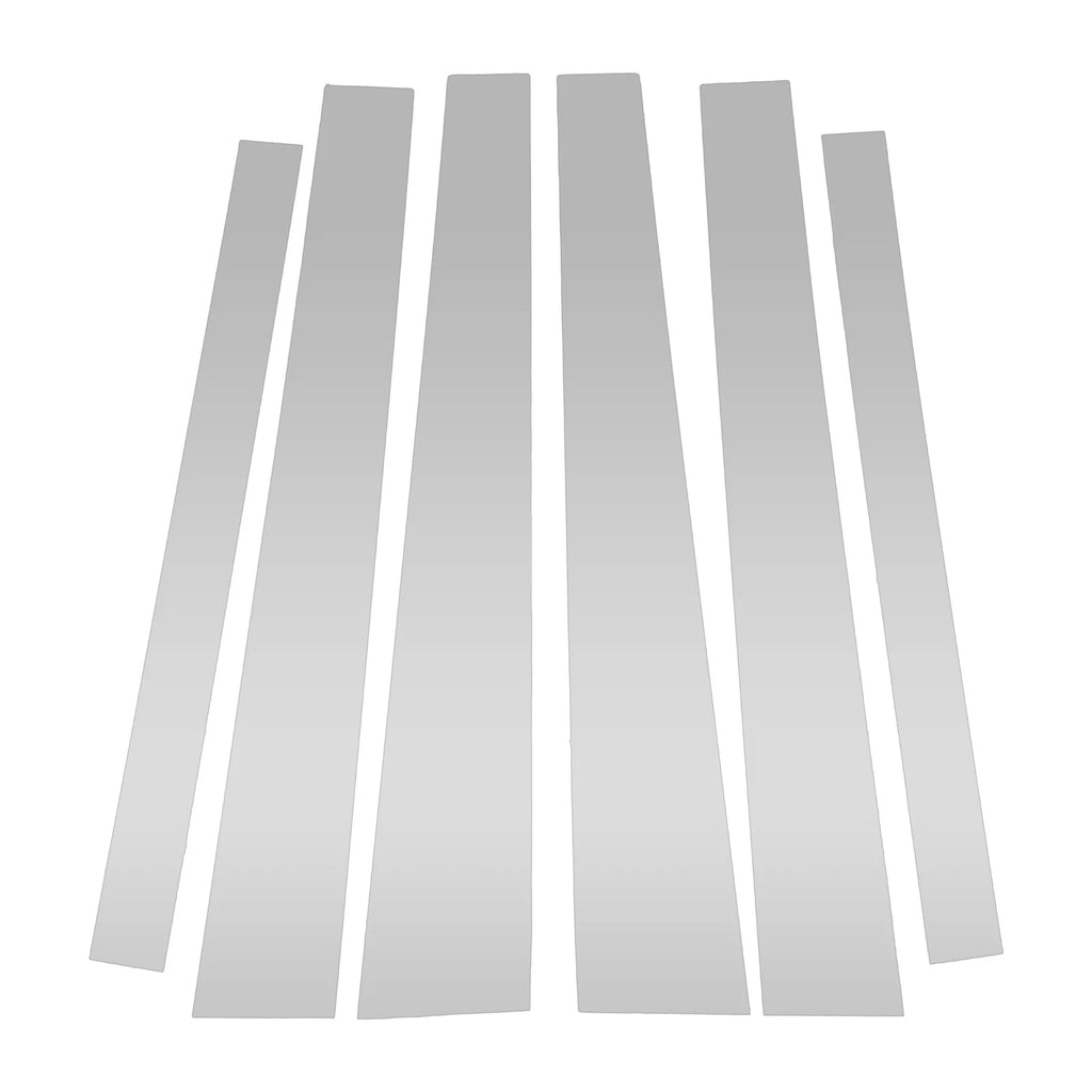 Door Pillar Window Trim Set for Mitsubishi Pajero (2009–2015) Silver