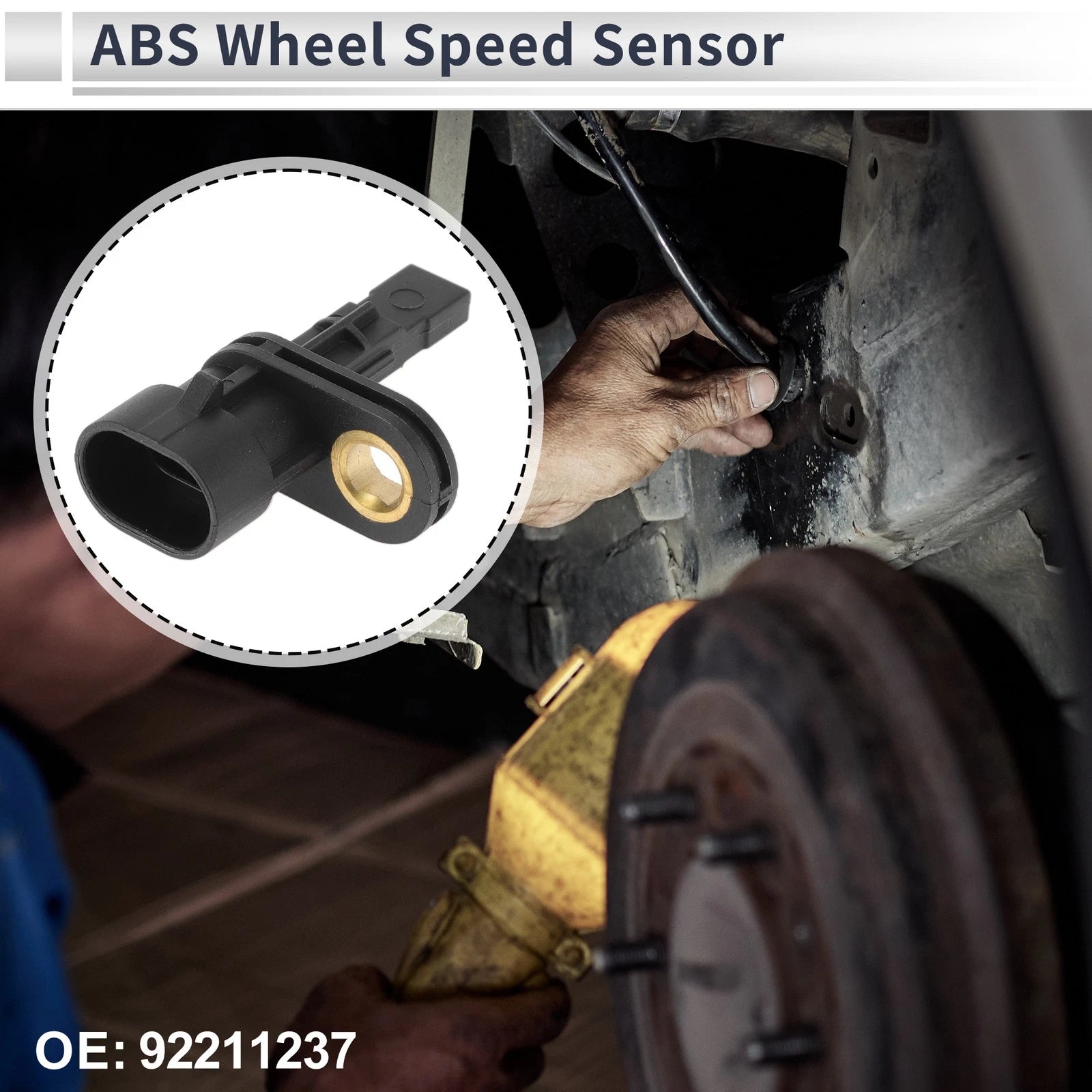 ABS Wheel Speed Sensor for Chevrolet Caprice 2011-2013 Rear Left Right