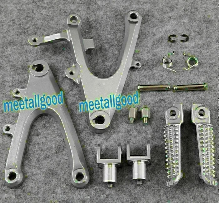 Front Rider Foot Pegs Footrest Bracket for Yamaha YZF R1 (2004–2006)