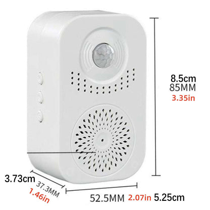 Wireless Infrared Doorbell with 3-Level Adjustable Volume