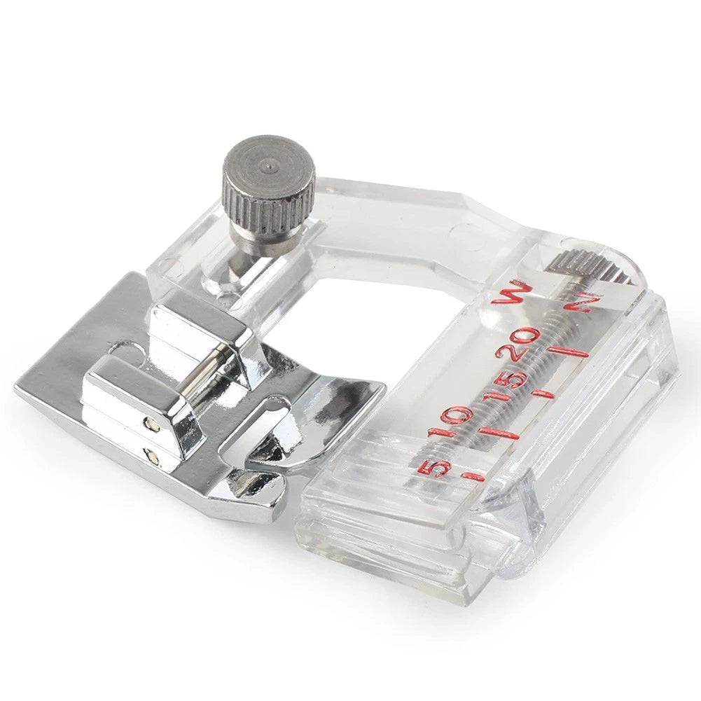 Adjustable Bias Binder Presser Foot for Sewing Machine (Universal Fit)
